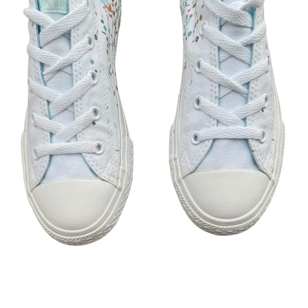 Converse Low Top Glitter Confetti Sneakers Size 4 (Juniors)